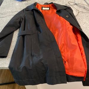 Eddie Bauer trench coat NTN black xxl